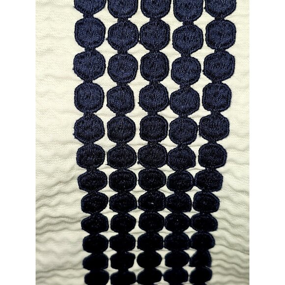 Lilly Pulitzer Women's Regency Classic White Navy Jacquard Bubble Dress Sz 4 076 - Picture 10 of 14